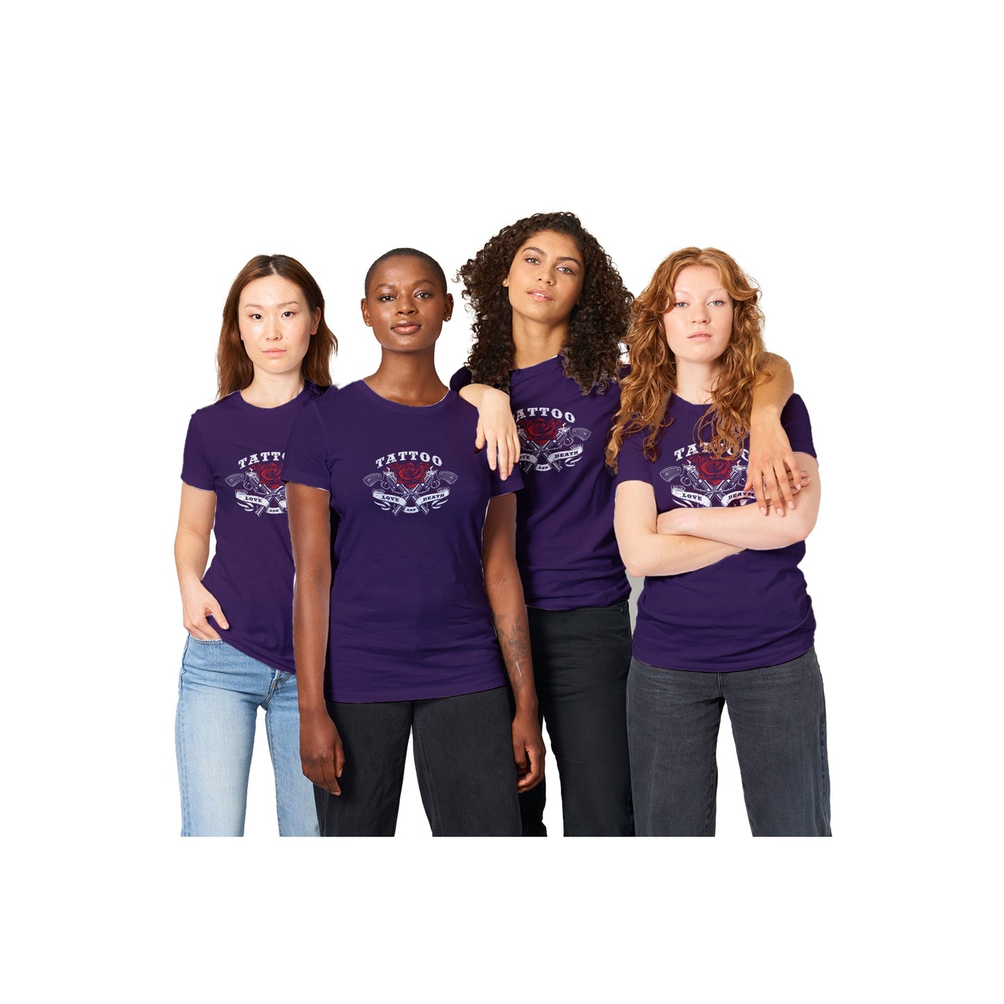 Love and Death Womens T-shirt