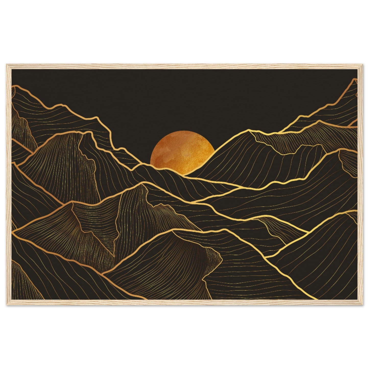 Golden mountains