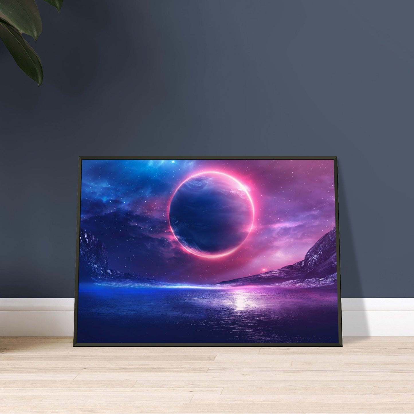 Dark space Planet, Pink glow