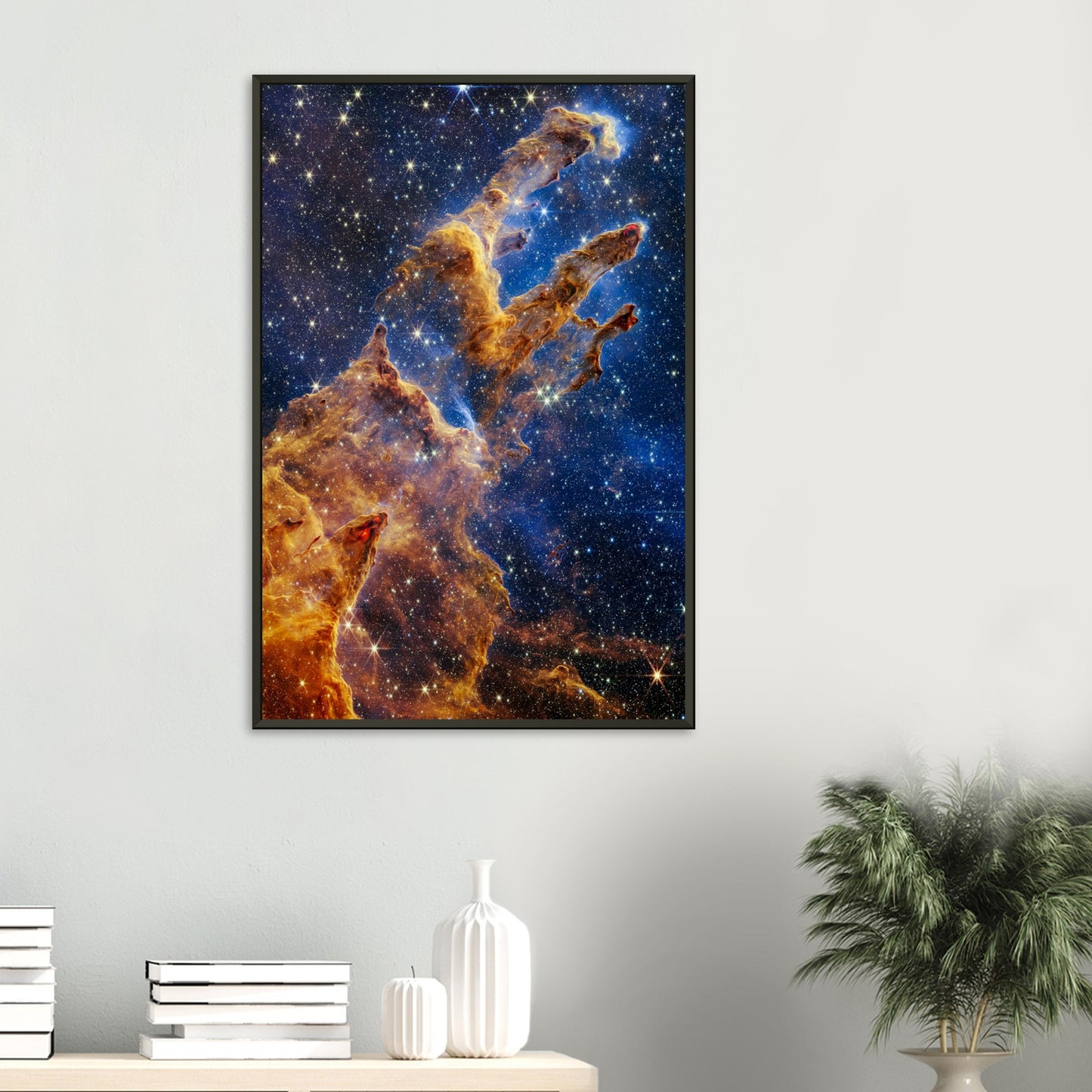 The "Pillars of Creation" within the Eagle Nebula