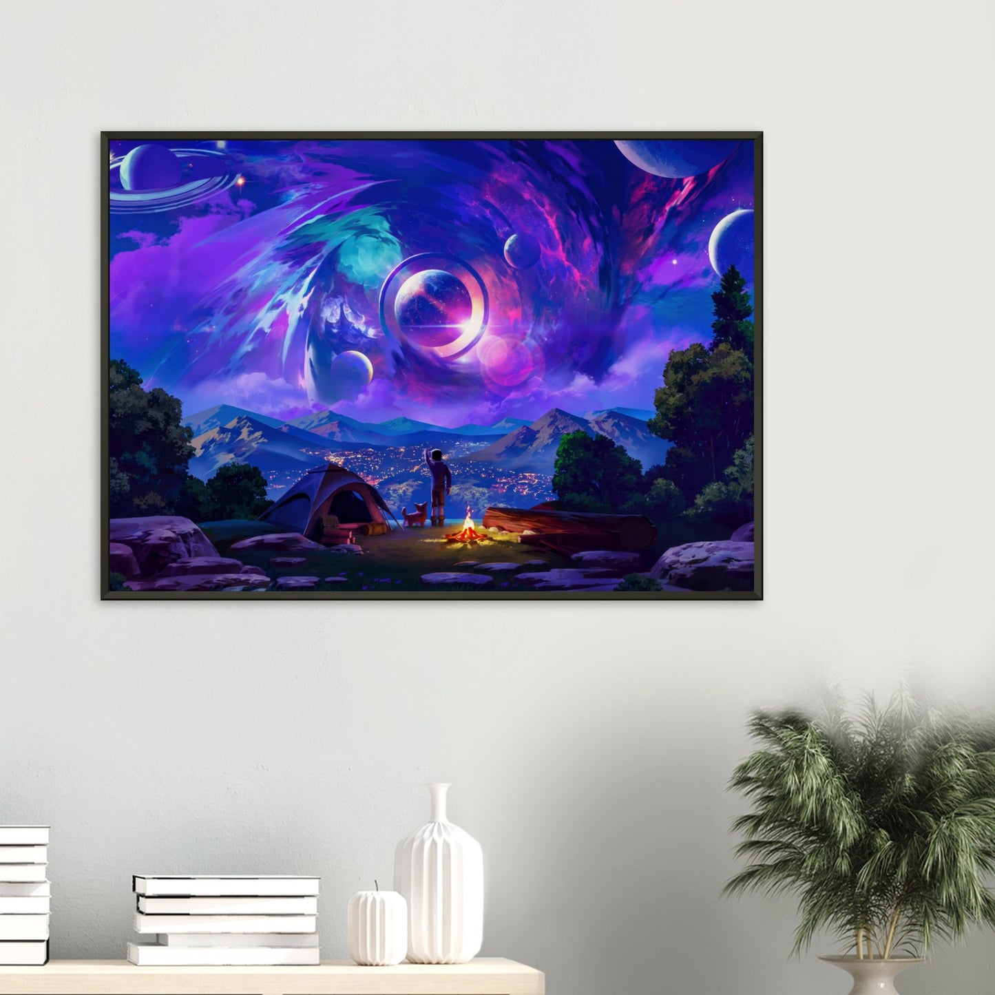 Fantasy landscape world scenery