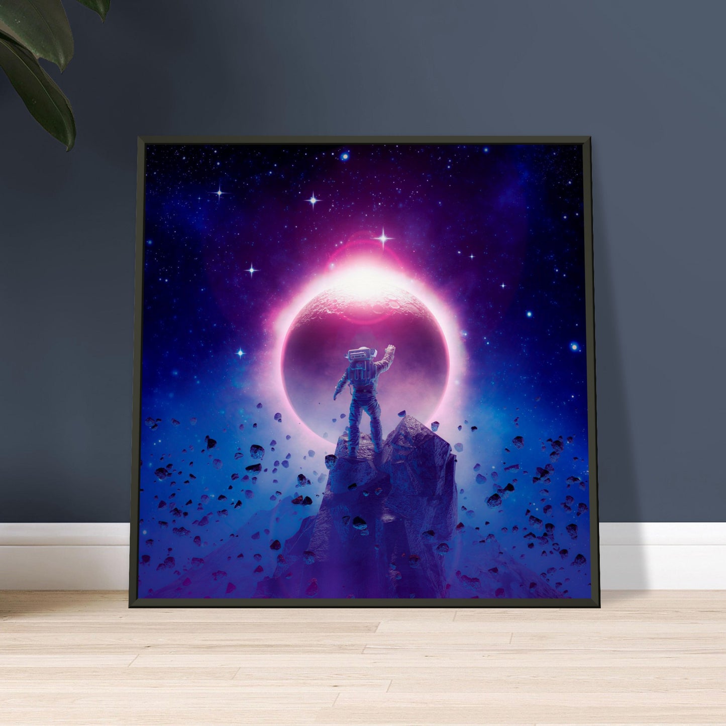 Astronaut reaching for the stars