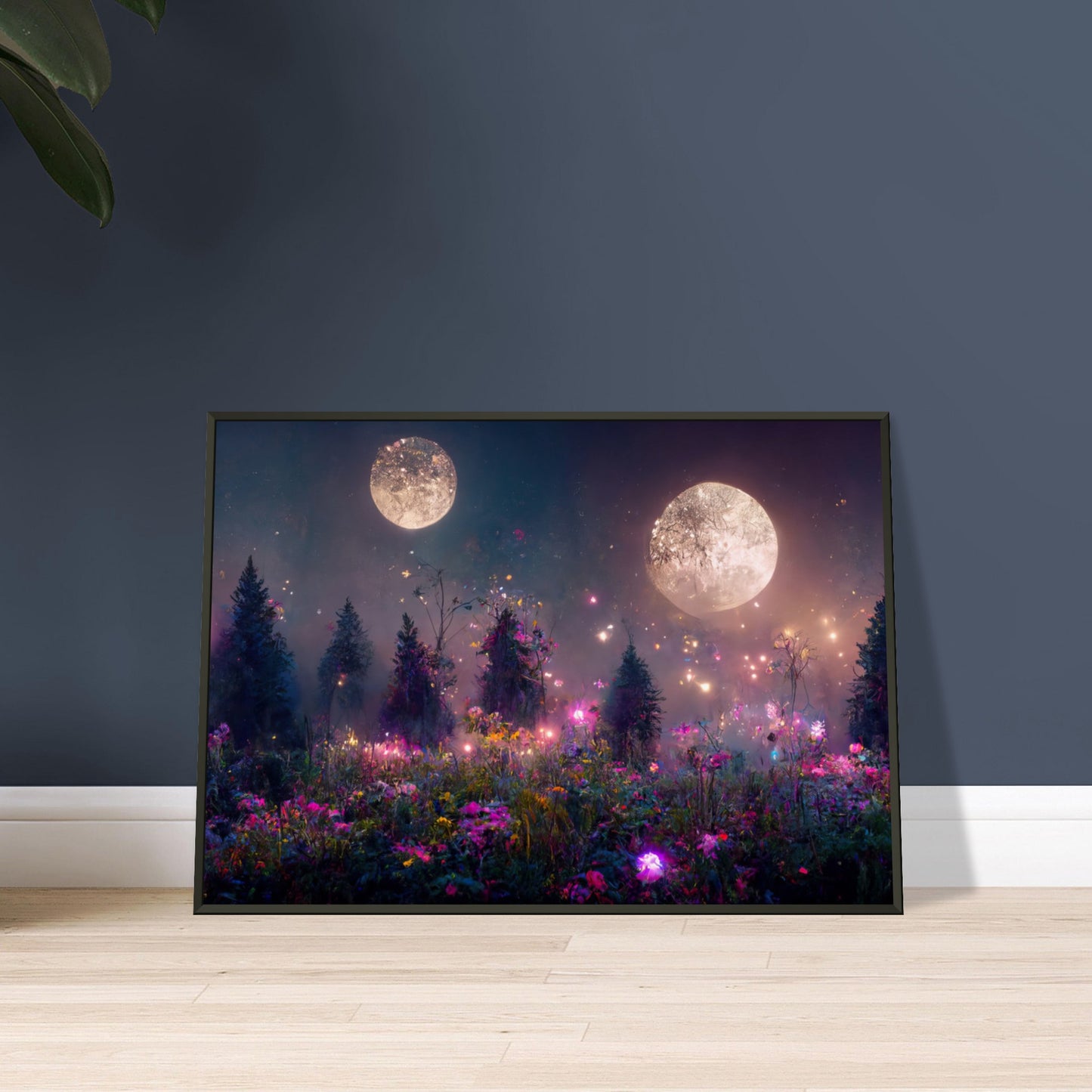 Bioluminescence plants in forest