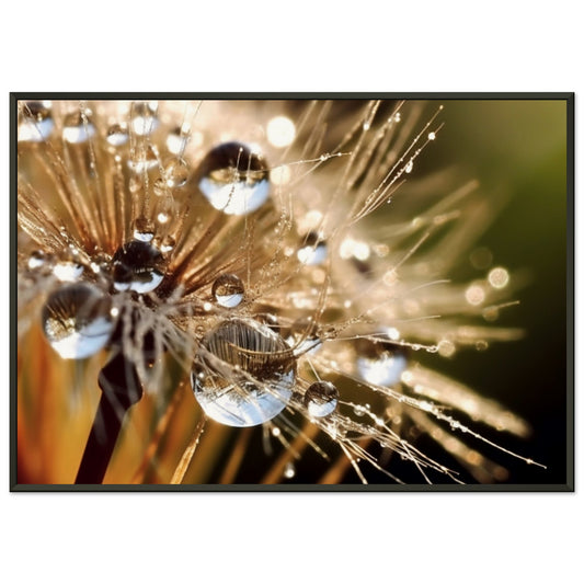 Flower with water drops