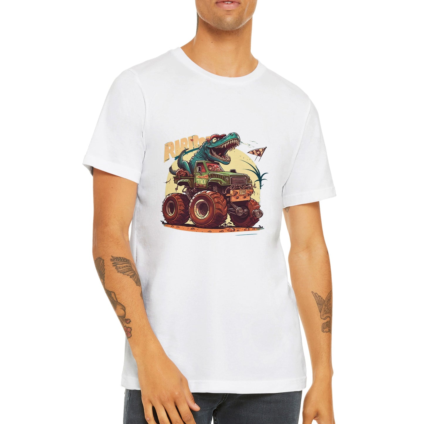 Dino Monster Truck T-shirt