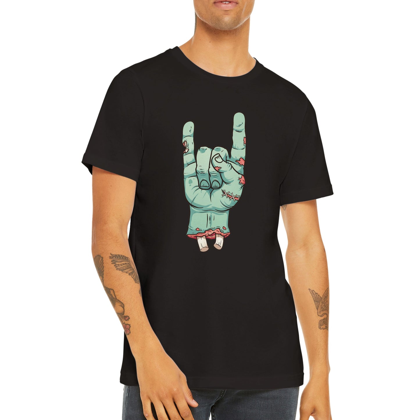 Zombie Hand Rock On! T-shirt