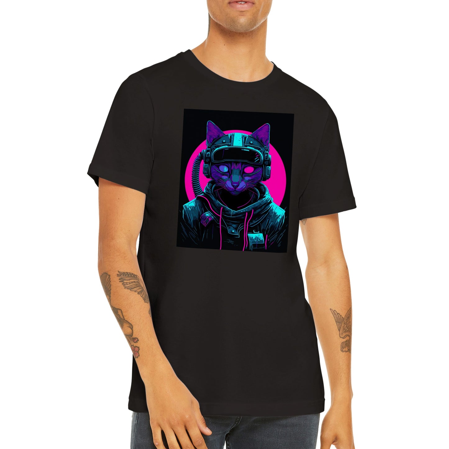 Cyber Cat T-shirt