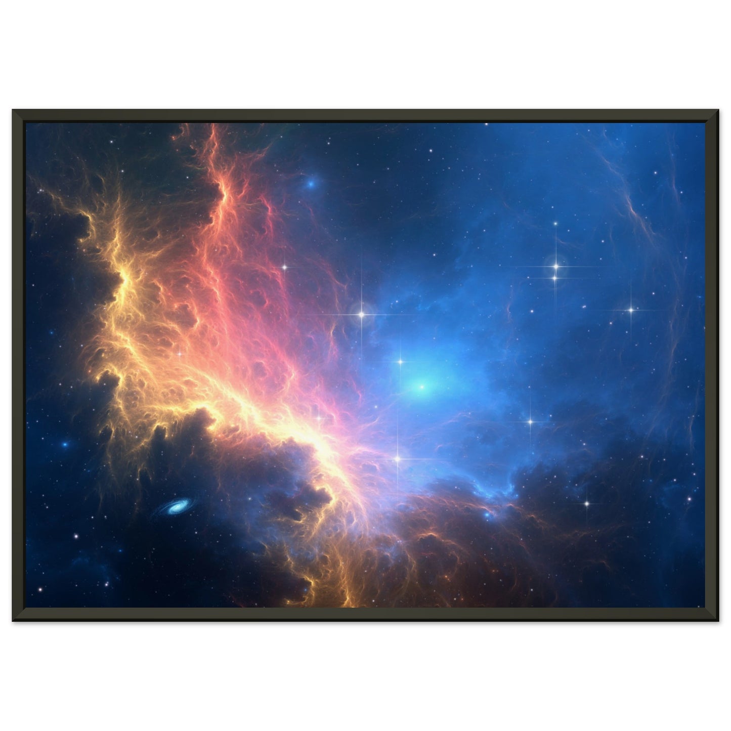 Glowing Nebula with young stars