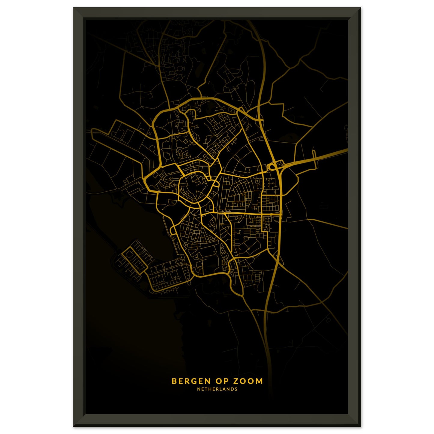 Bergen op Zoom map