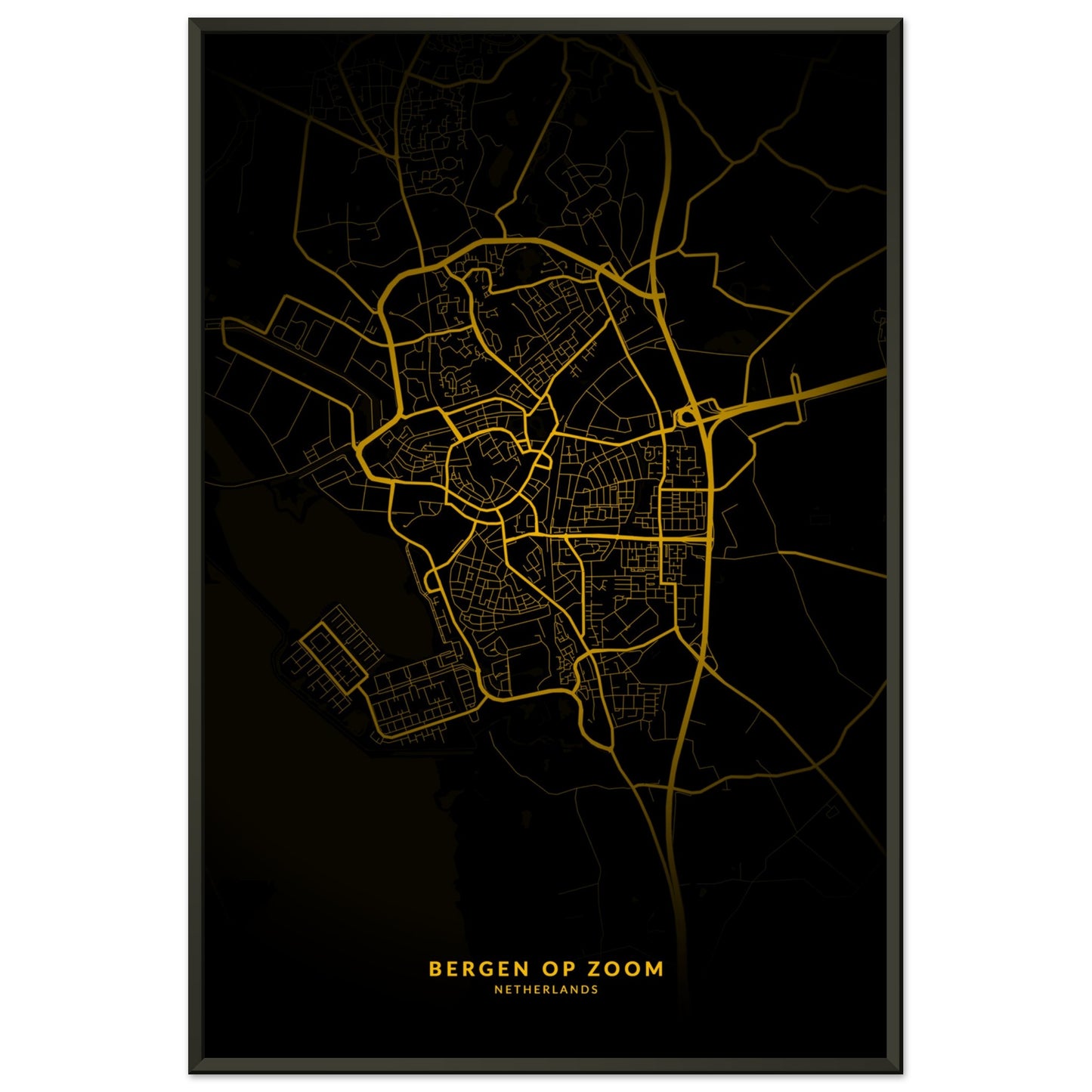 Bergen op Zoom map