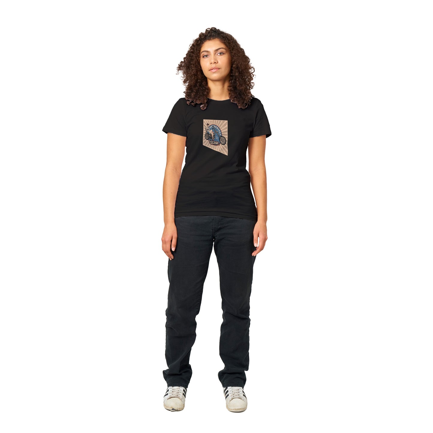 Rockabilly Garage Womens T-shirt