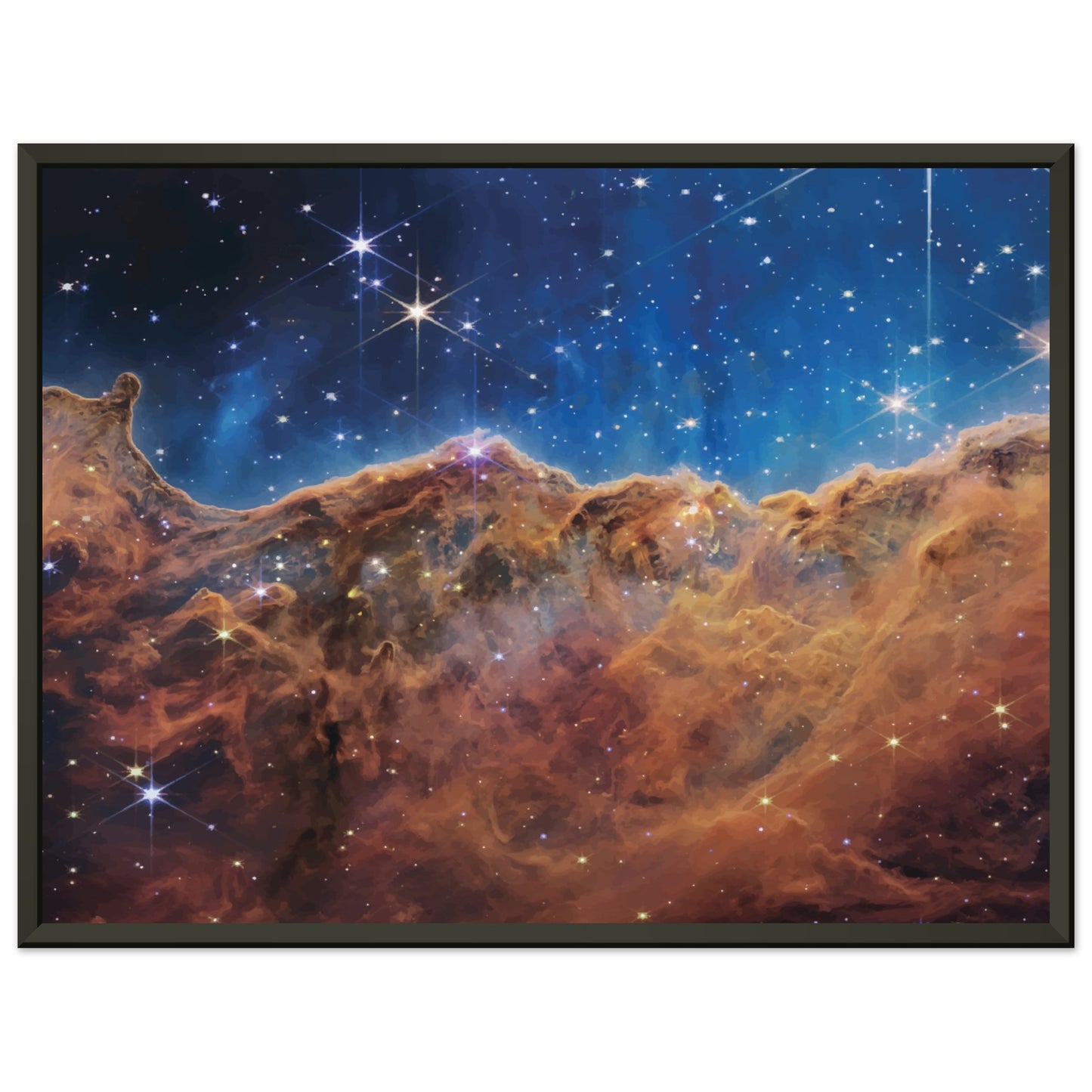 Cosmic Cliffs in the Carina Nebula