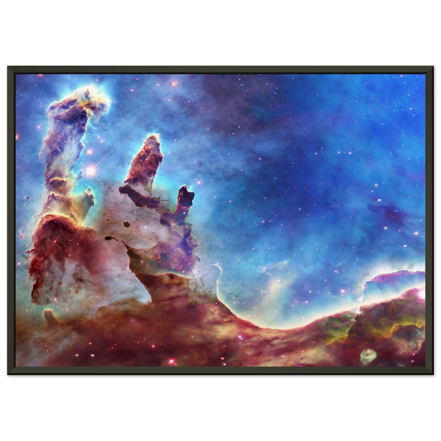 The "Pillars of Creation" within the Eagle Nebula