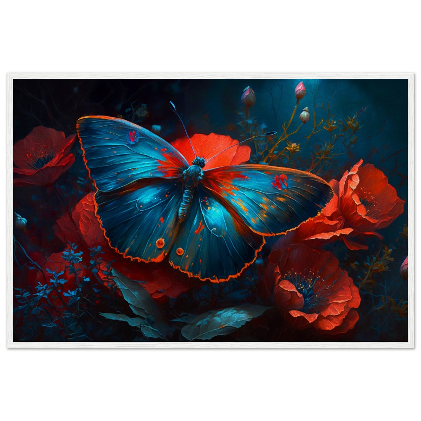 Blue morpho butterfly