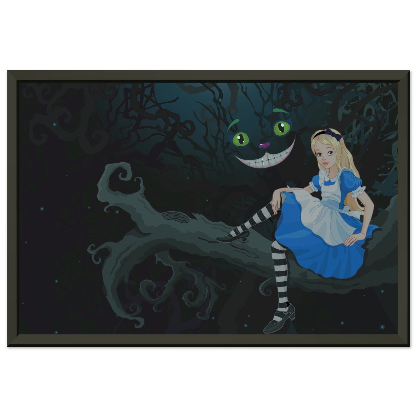 Alice and the Cheshire Cat - Alice In Wonderland