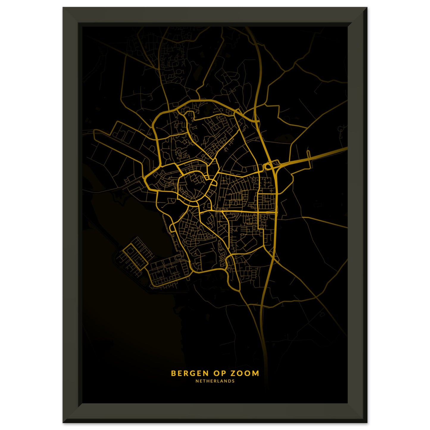 Bergen op Zoom map