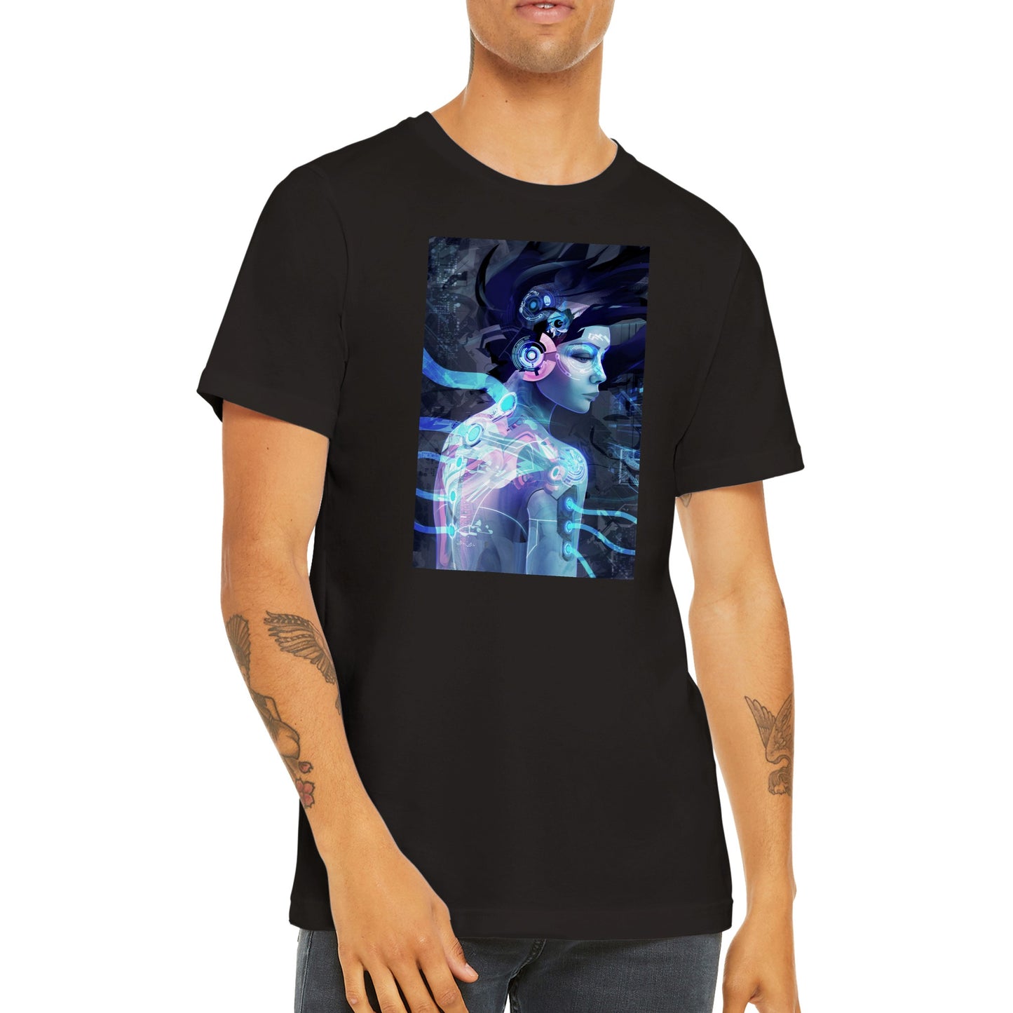 Cyberpunk woman T-shirt