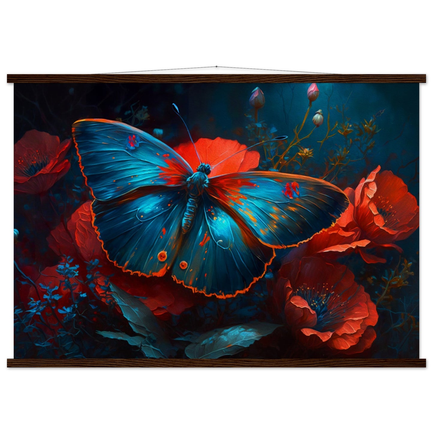 Blue morpho butterfly