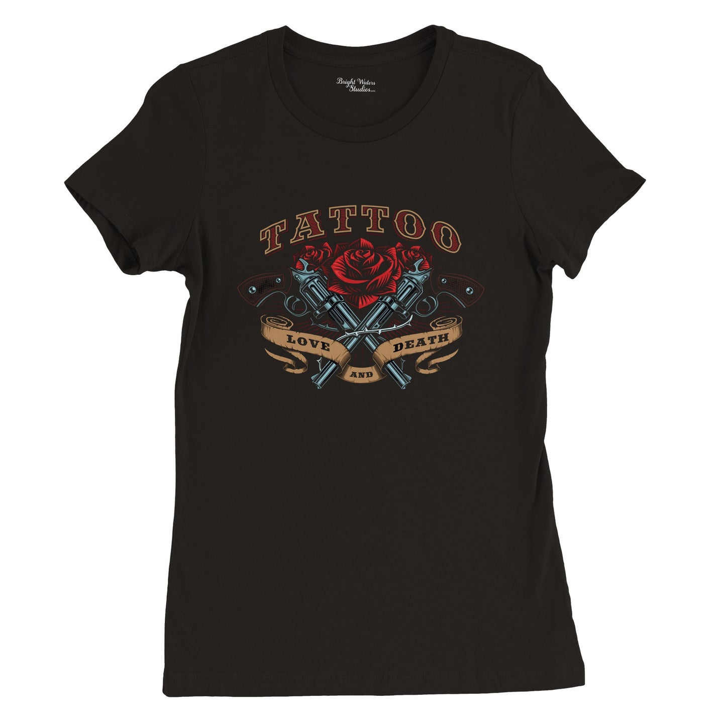 Love and Death Womens T-shirt