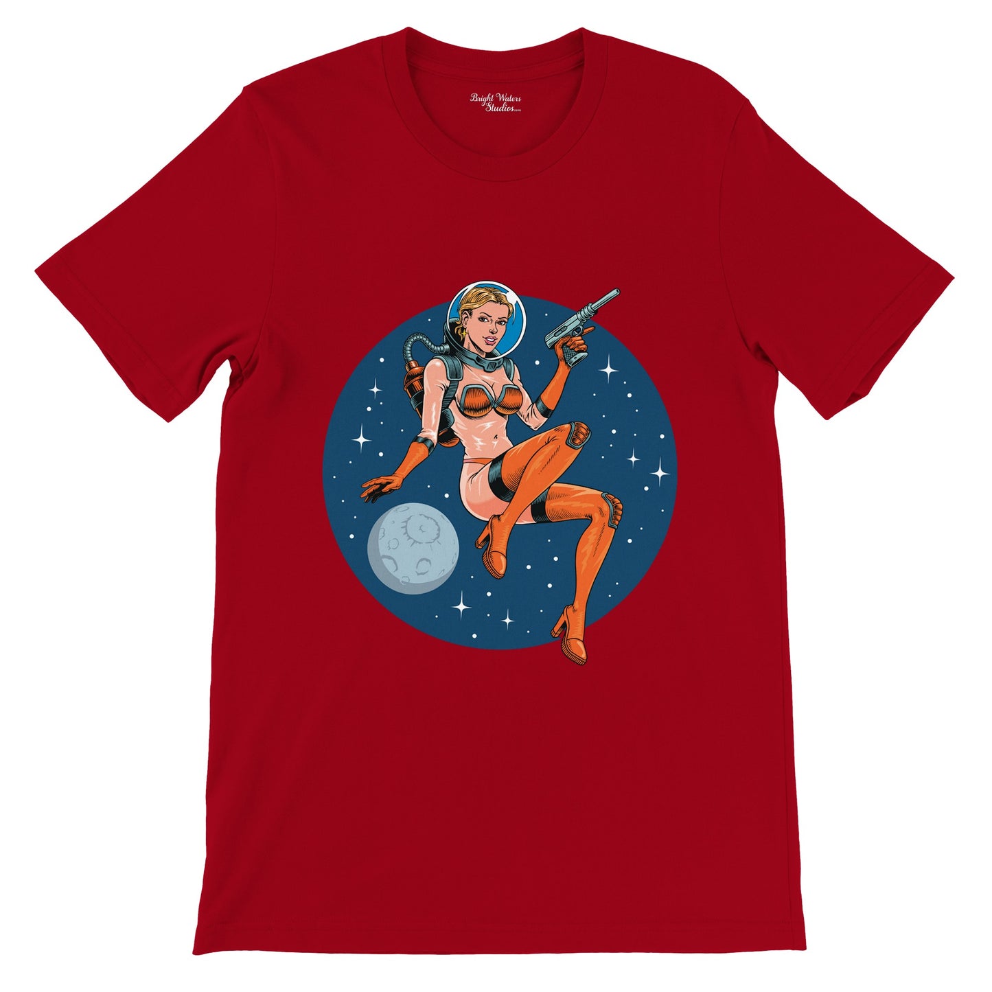 Pin-up in Space T-shirt