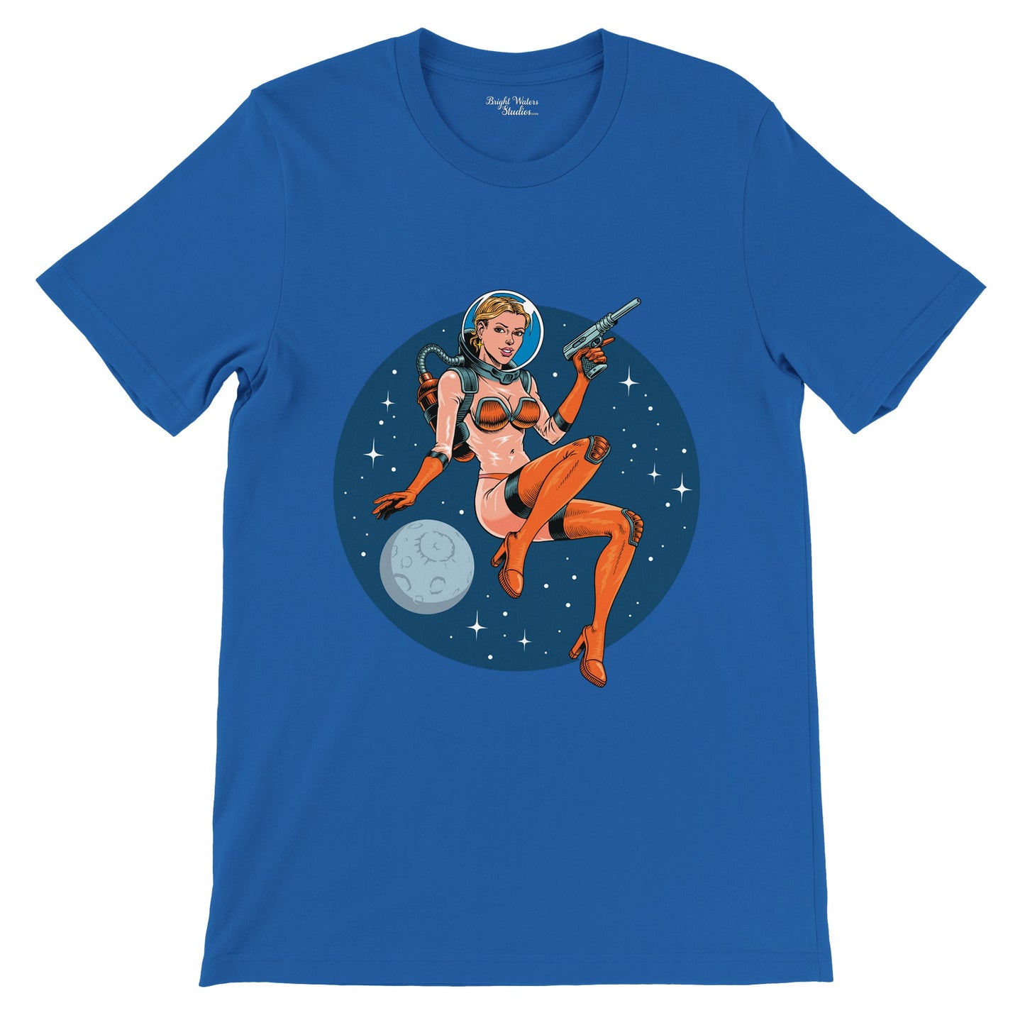 Pin-up in Space T-shirt