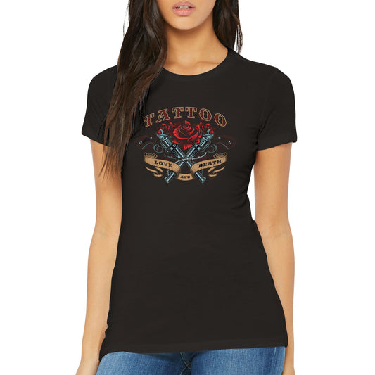 Love and Death Womens T-shirt