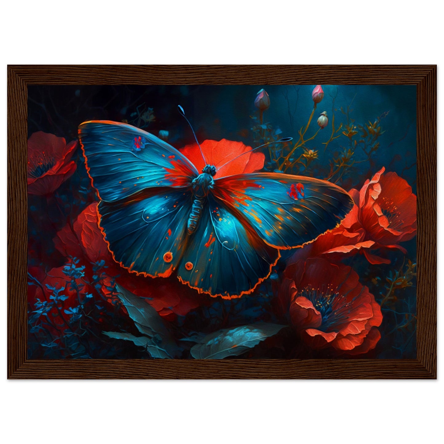 Blue morpho butterfly