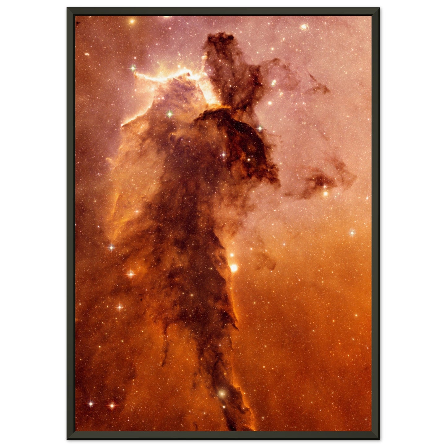 The "Black Pillar" spire within the Eagle Nebula
