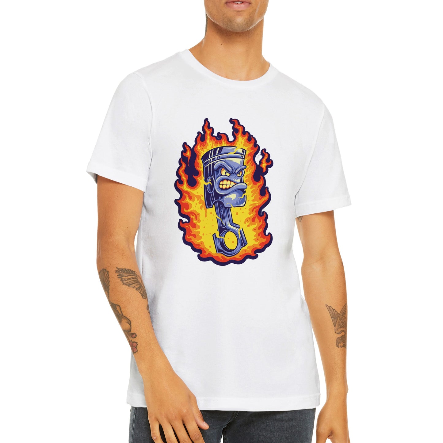 Piston on Fire T-shirt