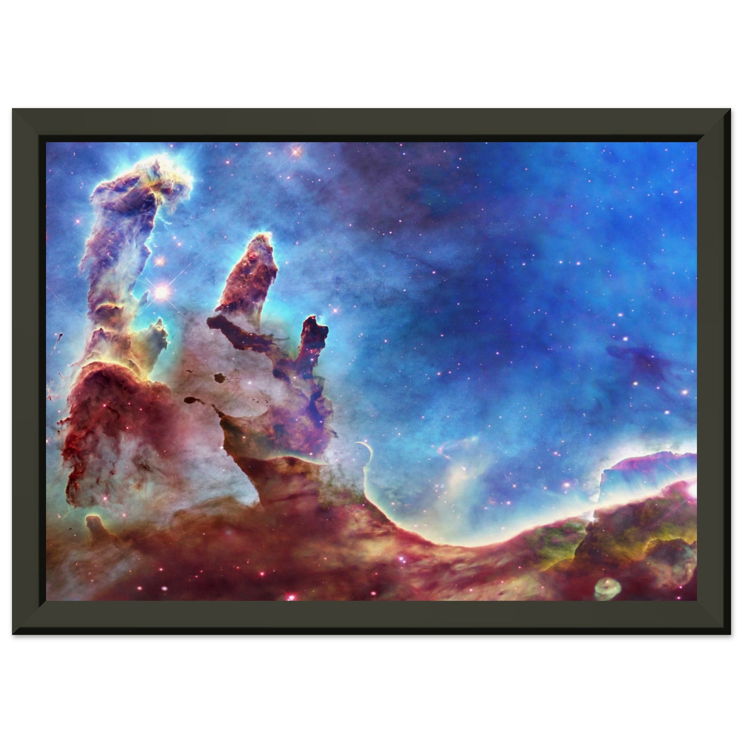 The "Pillars of Creation" within the Eagle Nebula