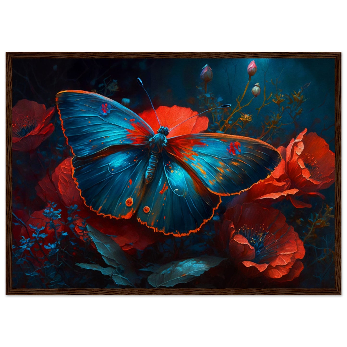 Blue morpho butterfly