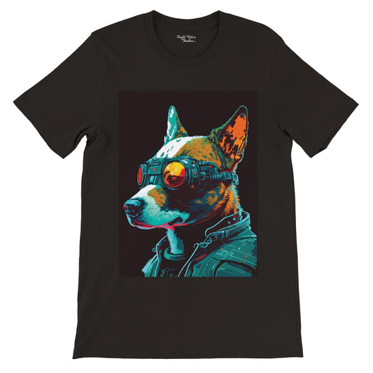 Cyberpunk dog T-shirt