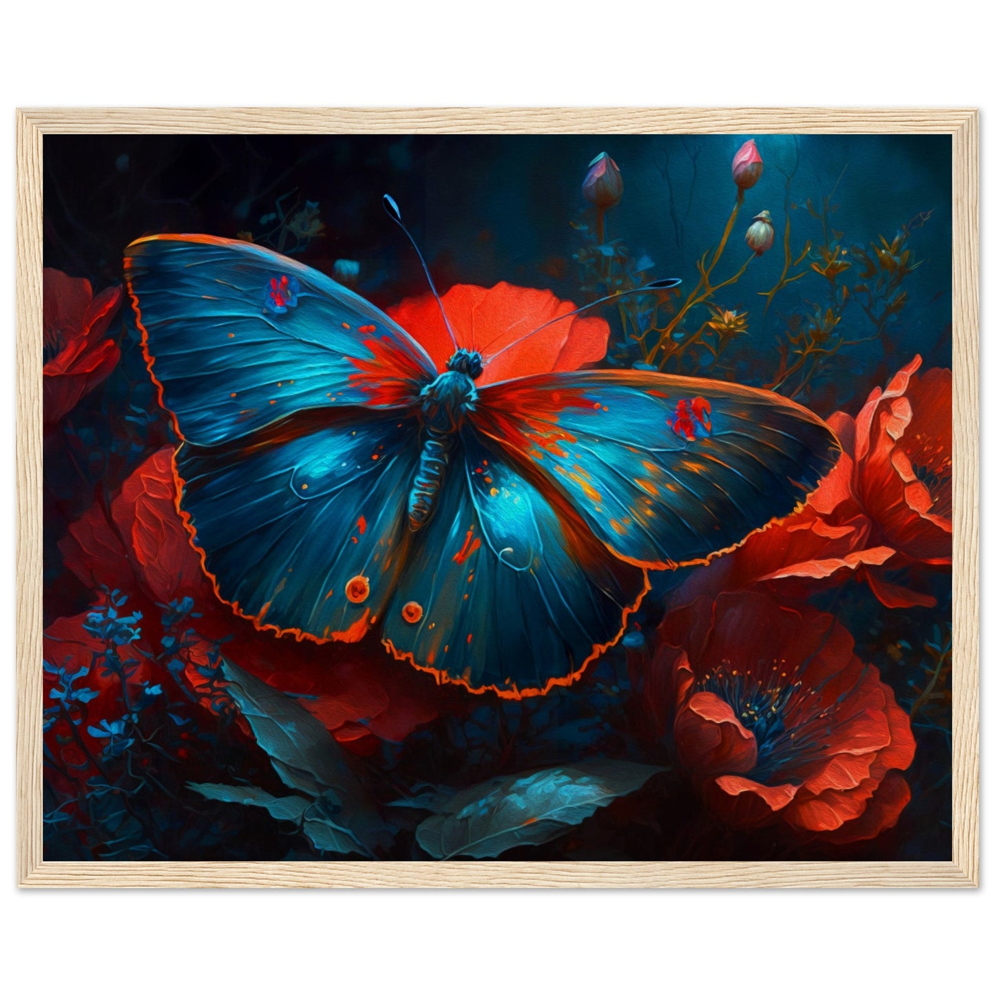 Blue morpho butterfly