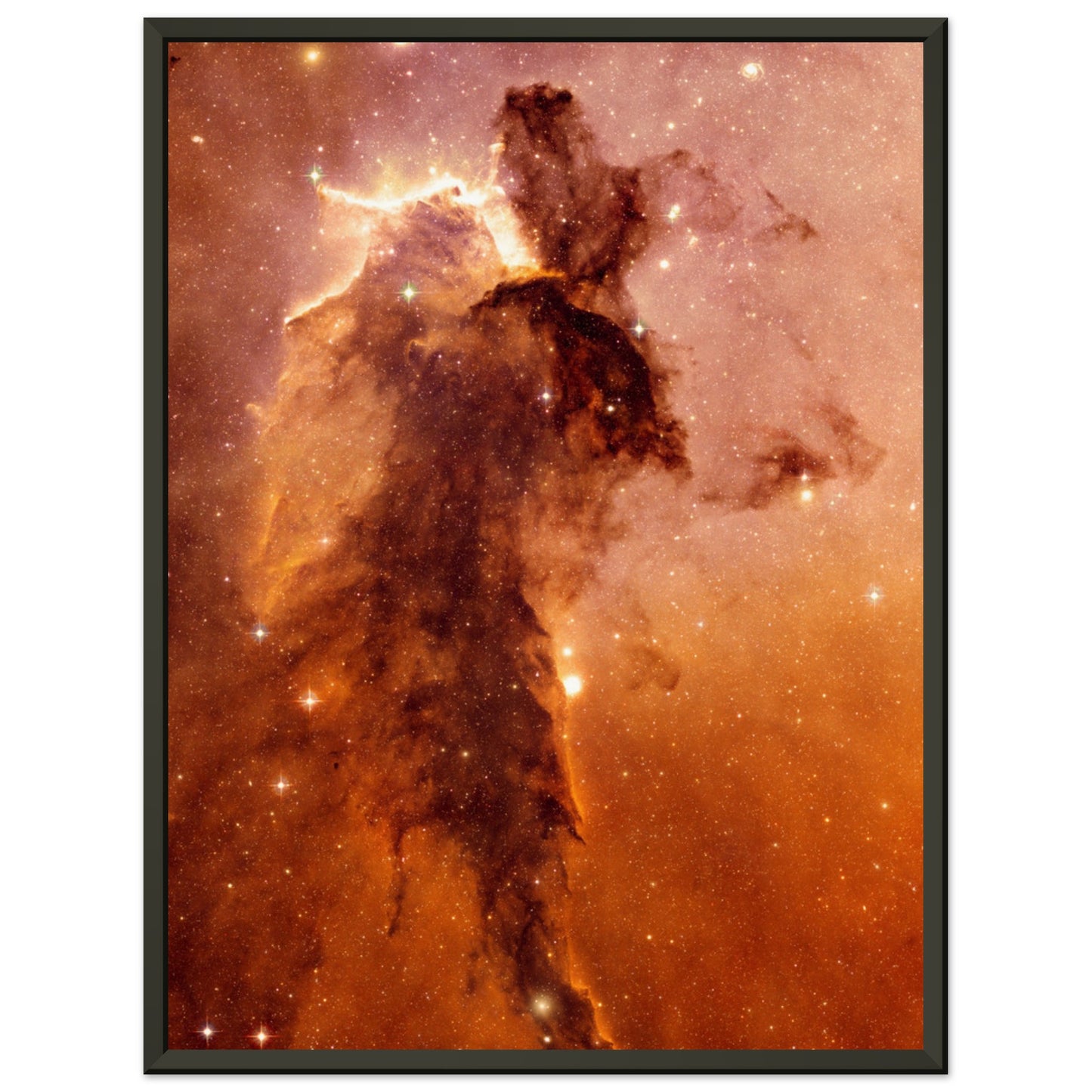 The "Black Pillar" spire within the Eagle Nebula