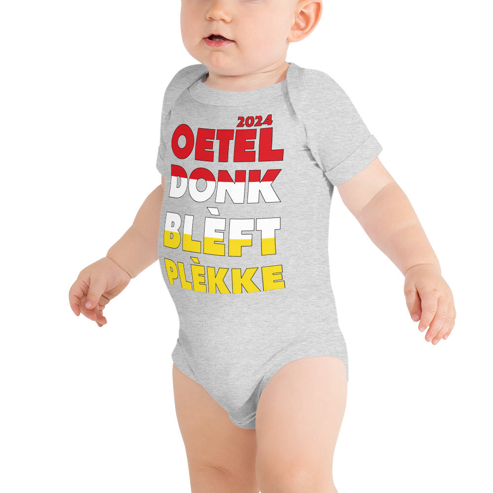 Oeteldonk Blèft Plèkke 2024 Baby romper [6 Kleuren]