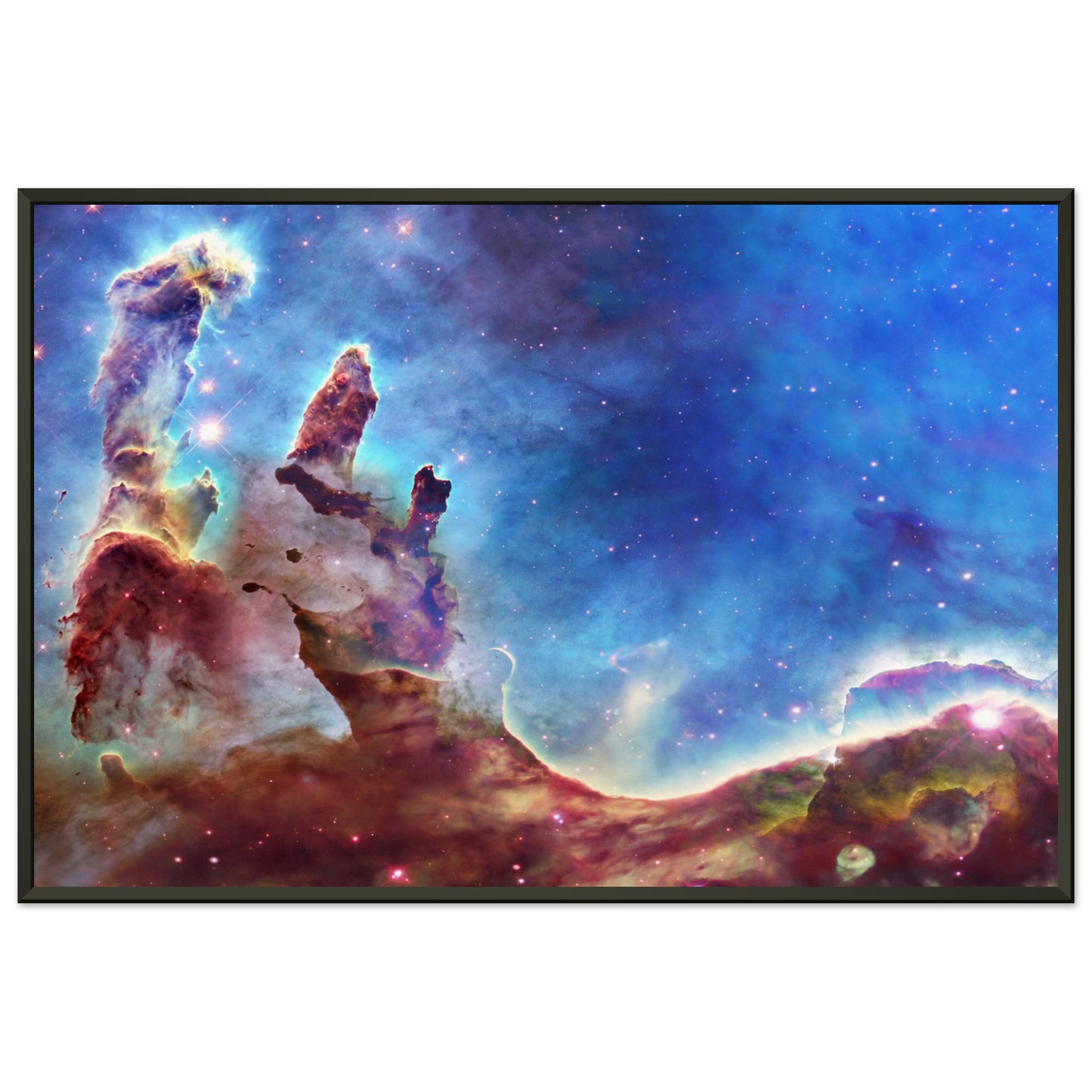 The "Pillars of Creation" within the Eagle Nebula