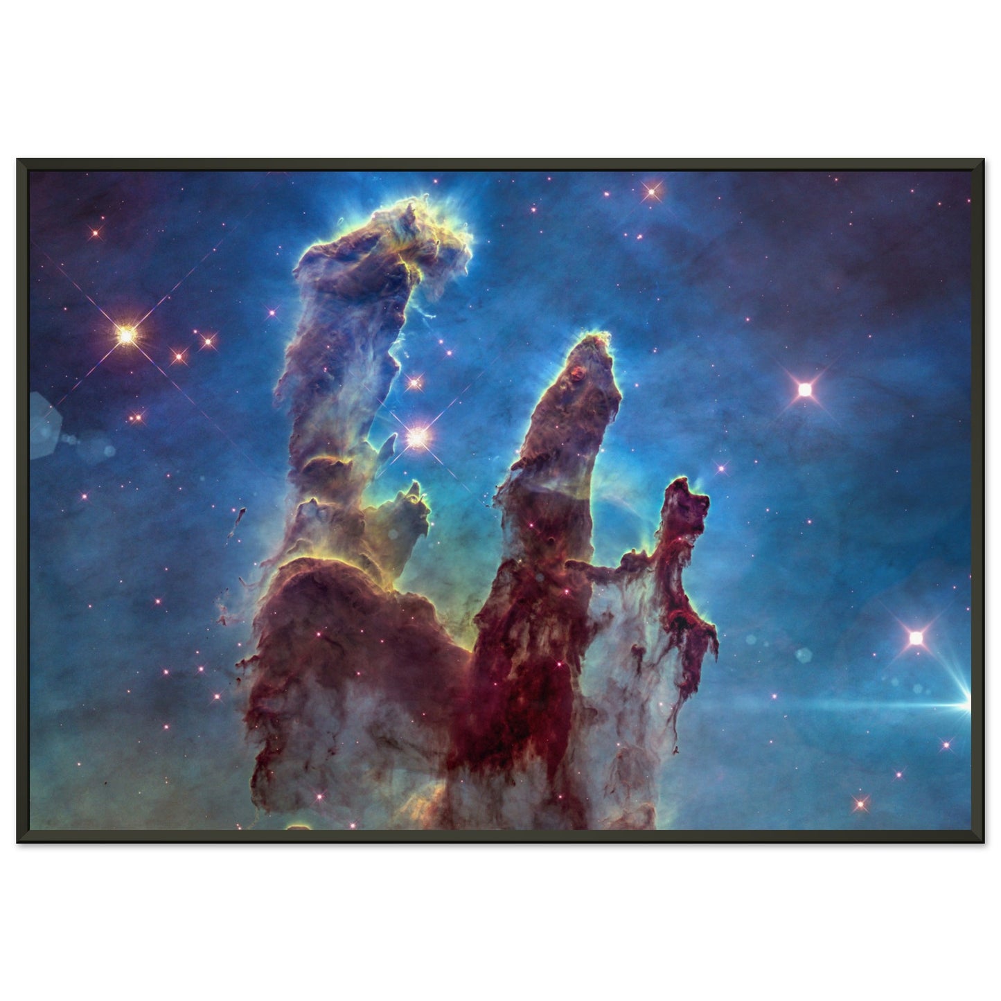 The "Pillars of Creation" within the Eagle Nebula