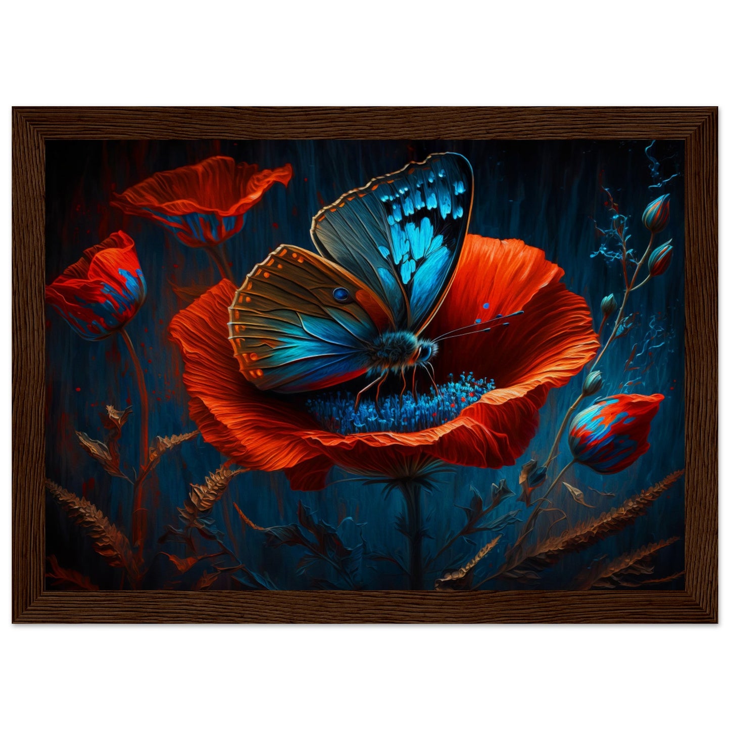 Blue morpho butterfly