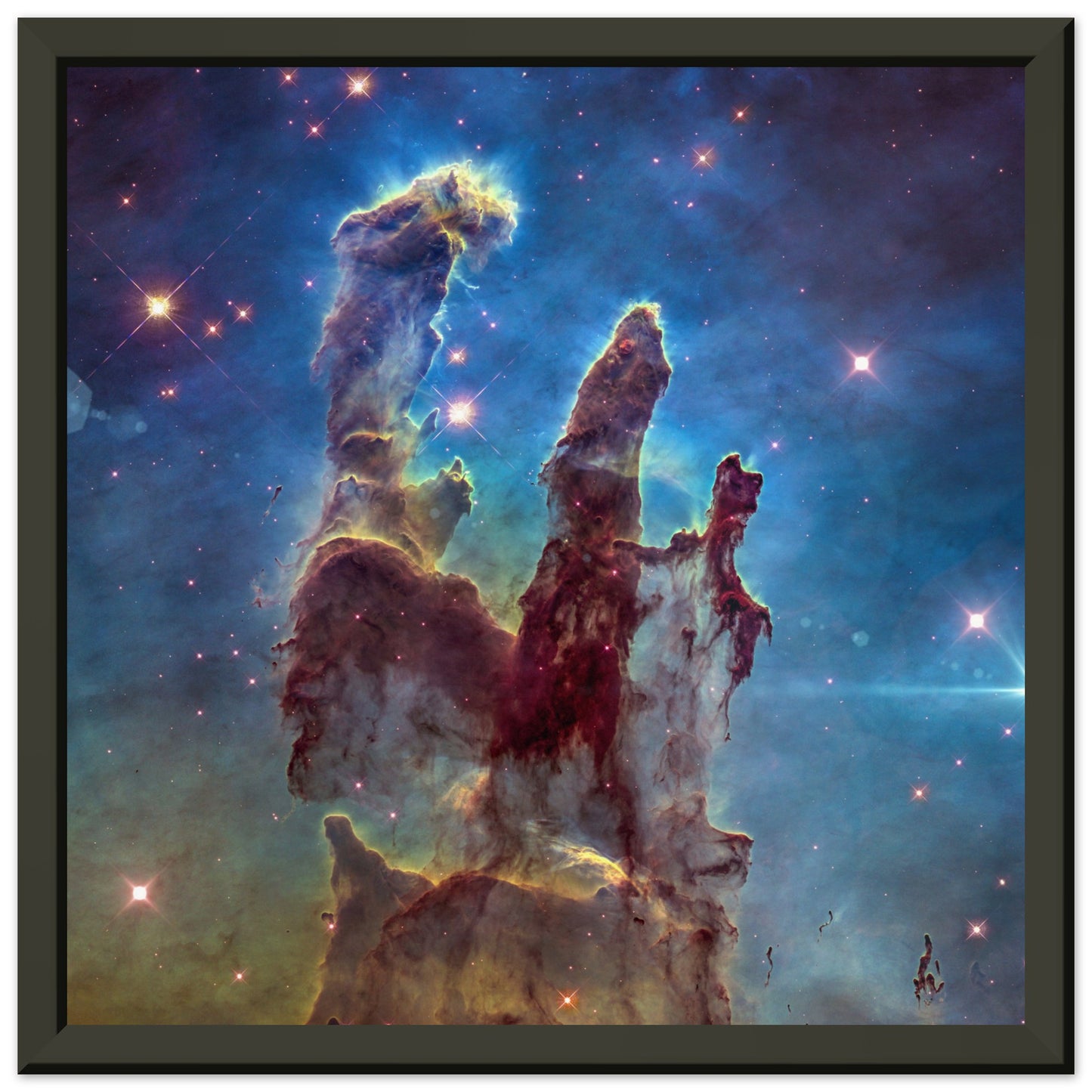 The "Pillars of Creation" within the Eagle Nebula