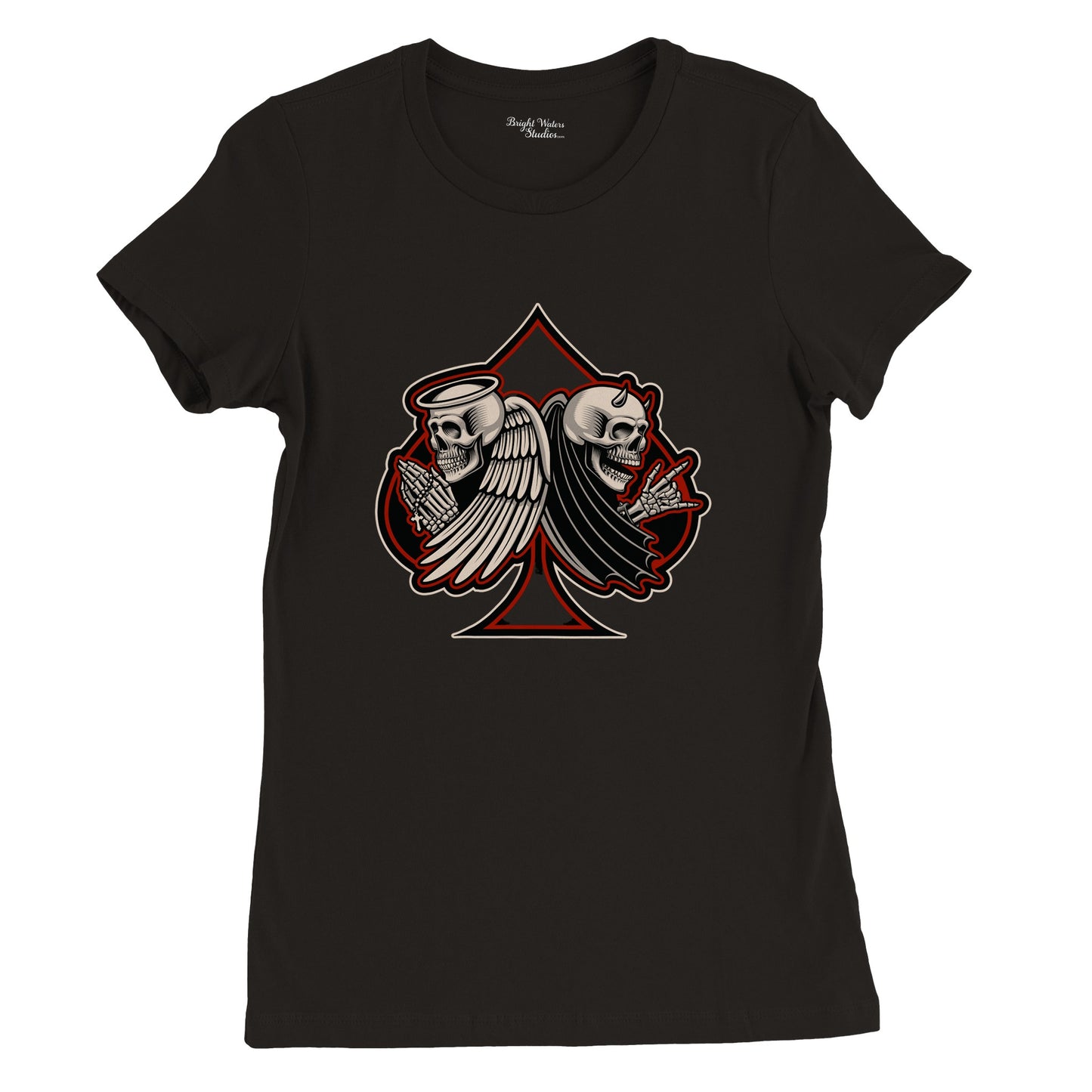 Angel and Devil Womens T-shirt