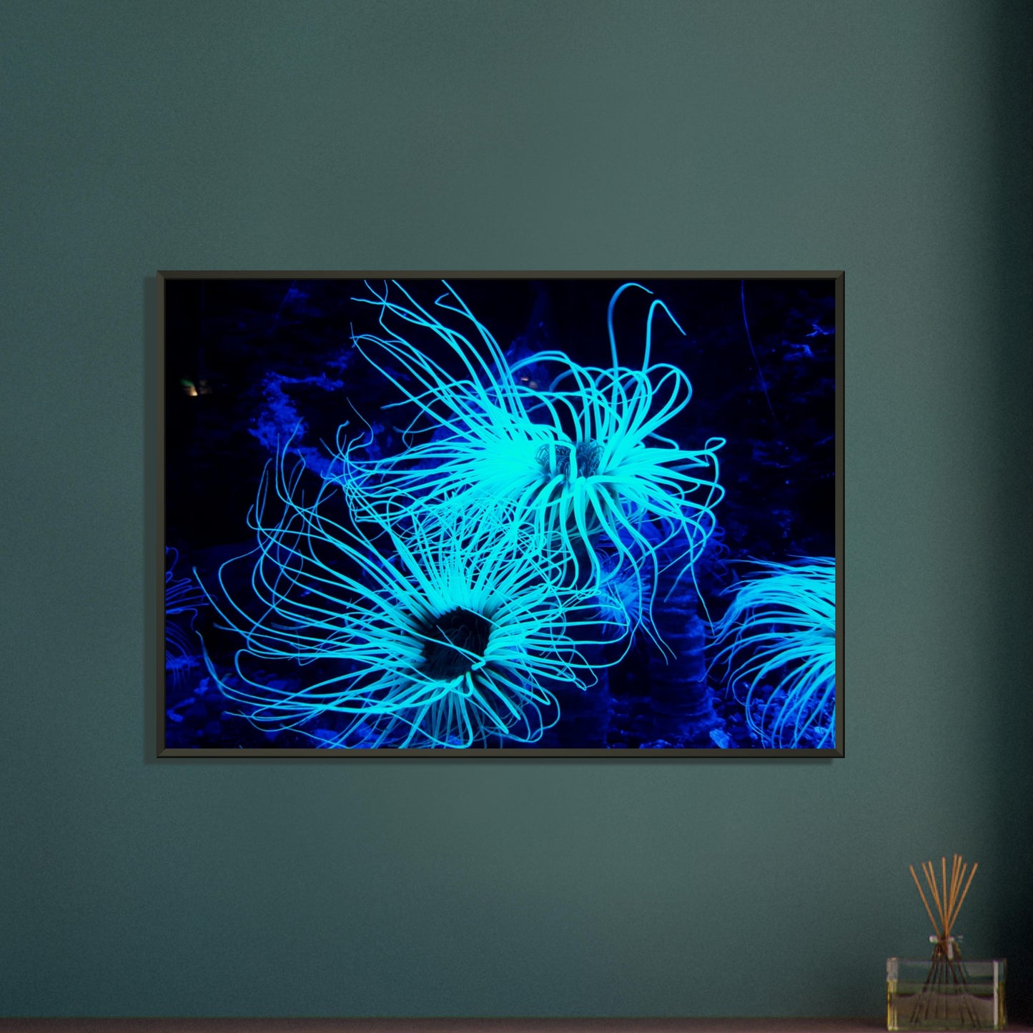 Coral reef bioluminescent plant