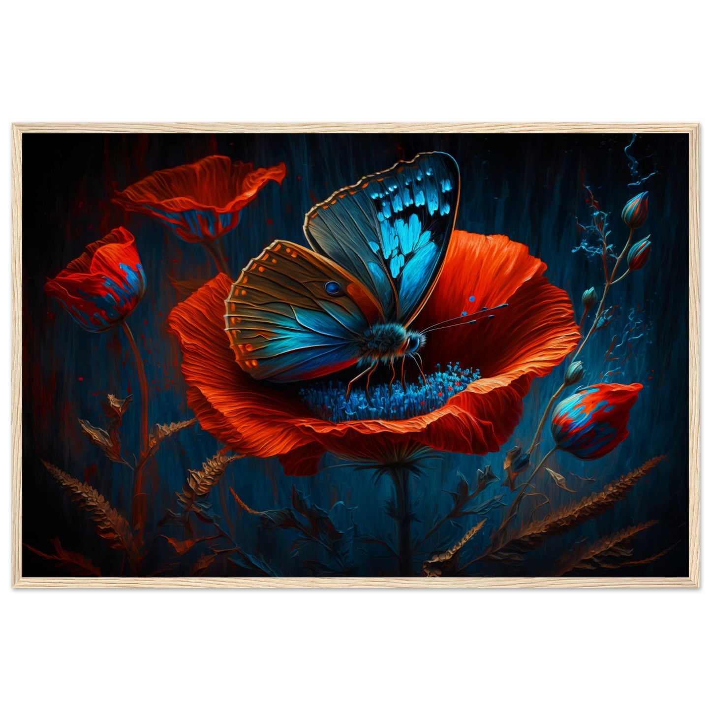 Blue morpho butterfly