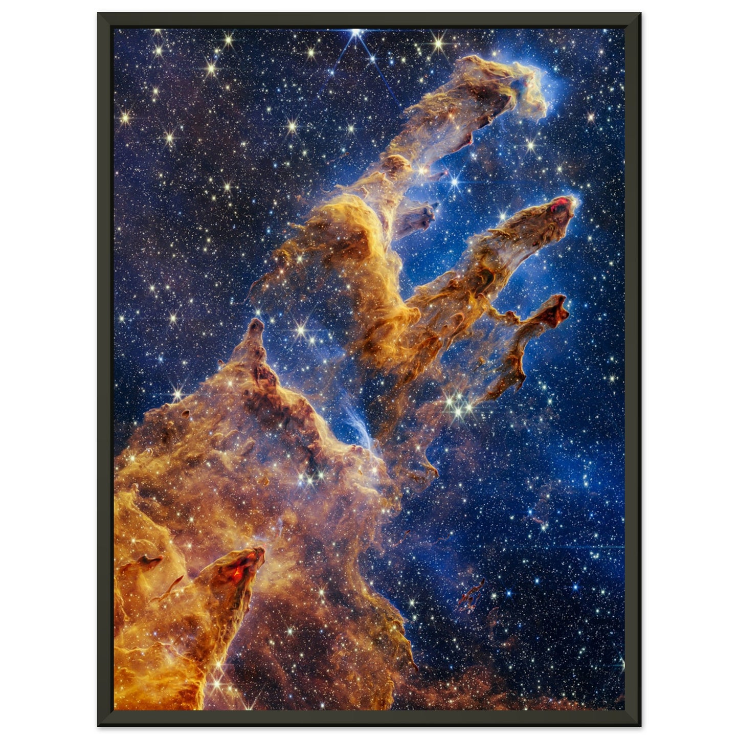 The "Pillars of Creation" within the Eagle Nebula