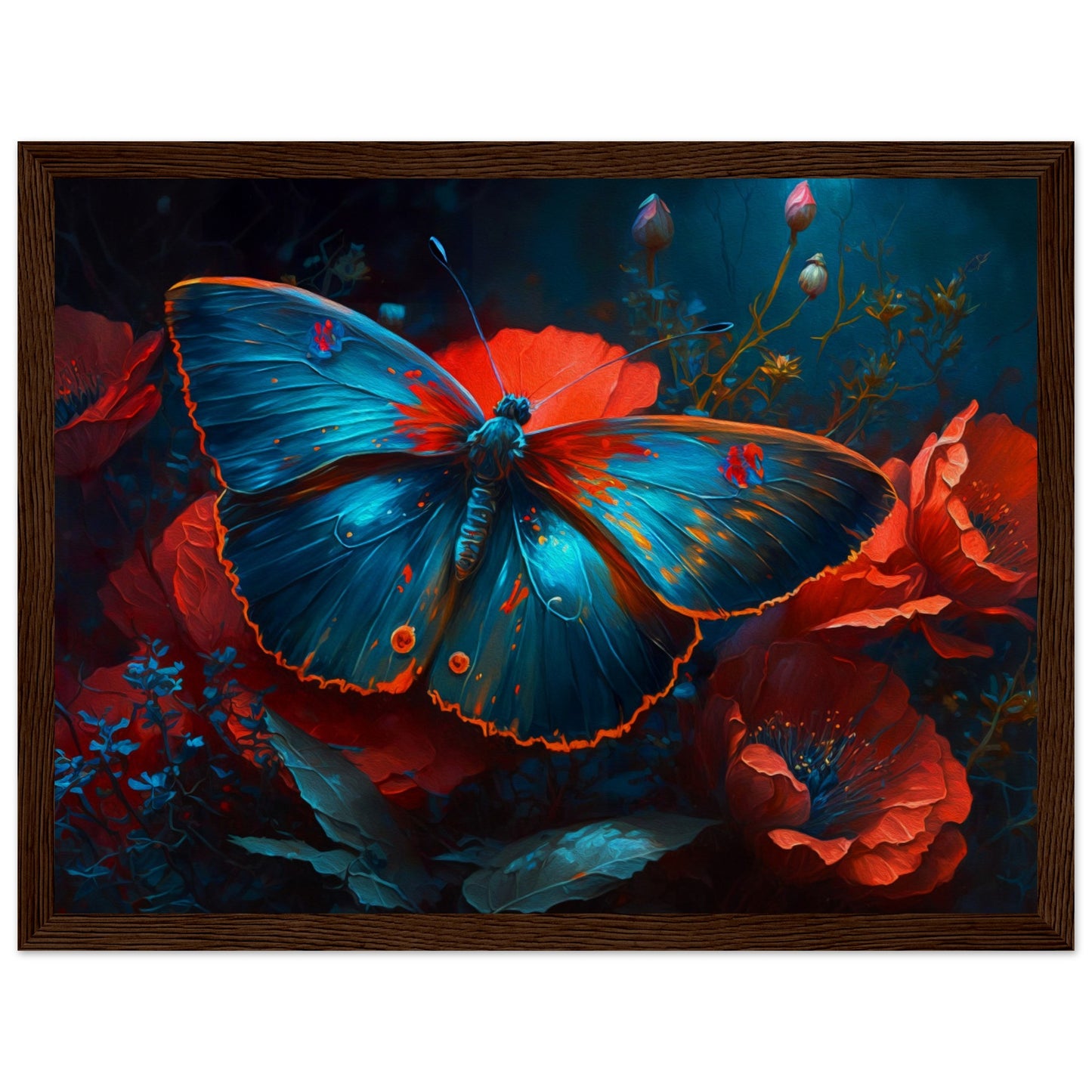 Blue morpho butterfly