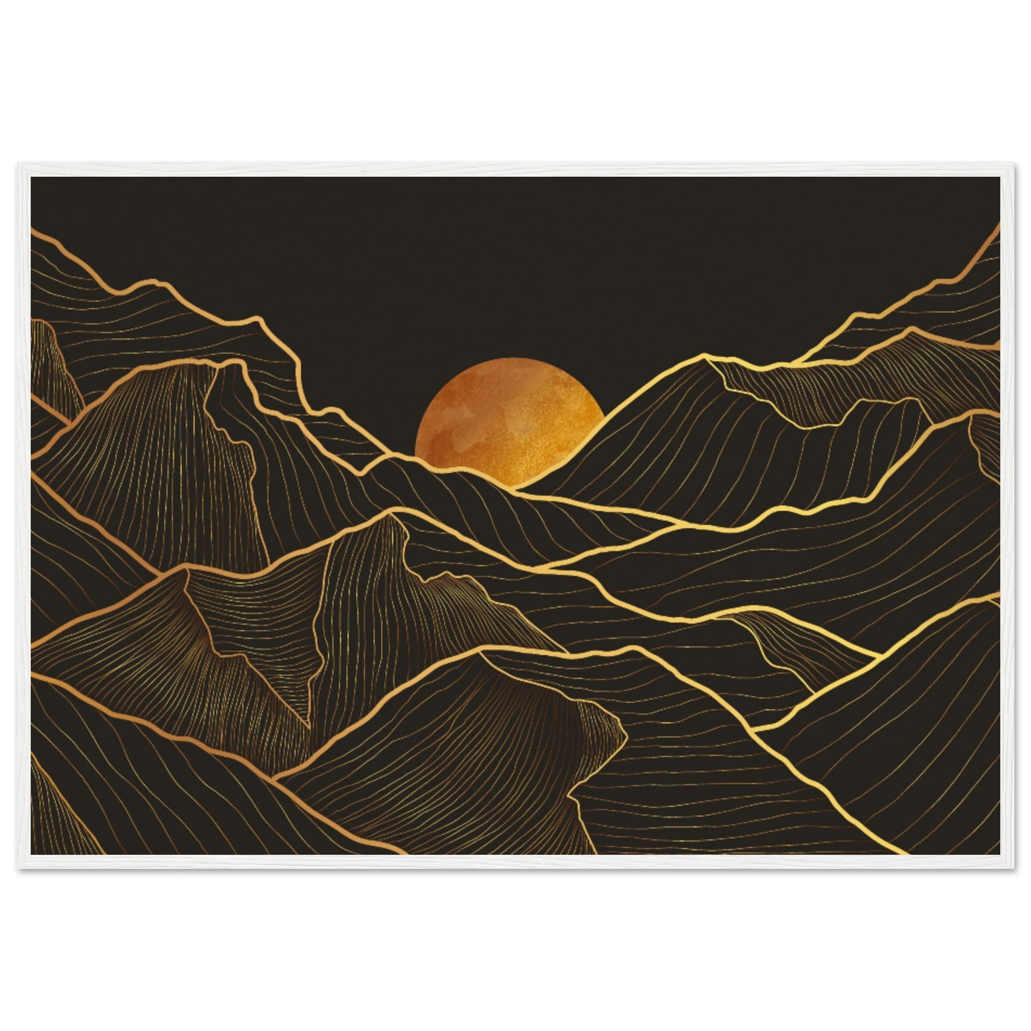 Golden mountains