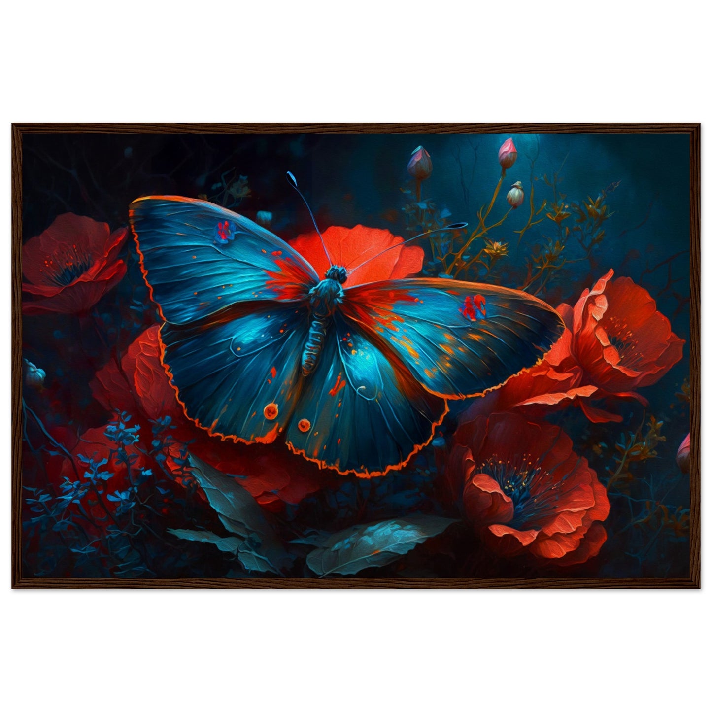 Blue morpho butterfly