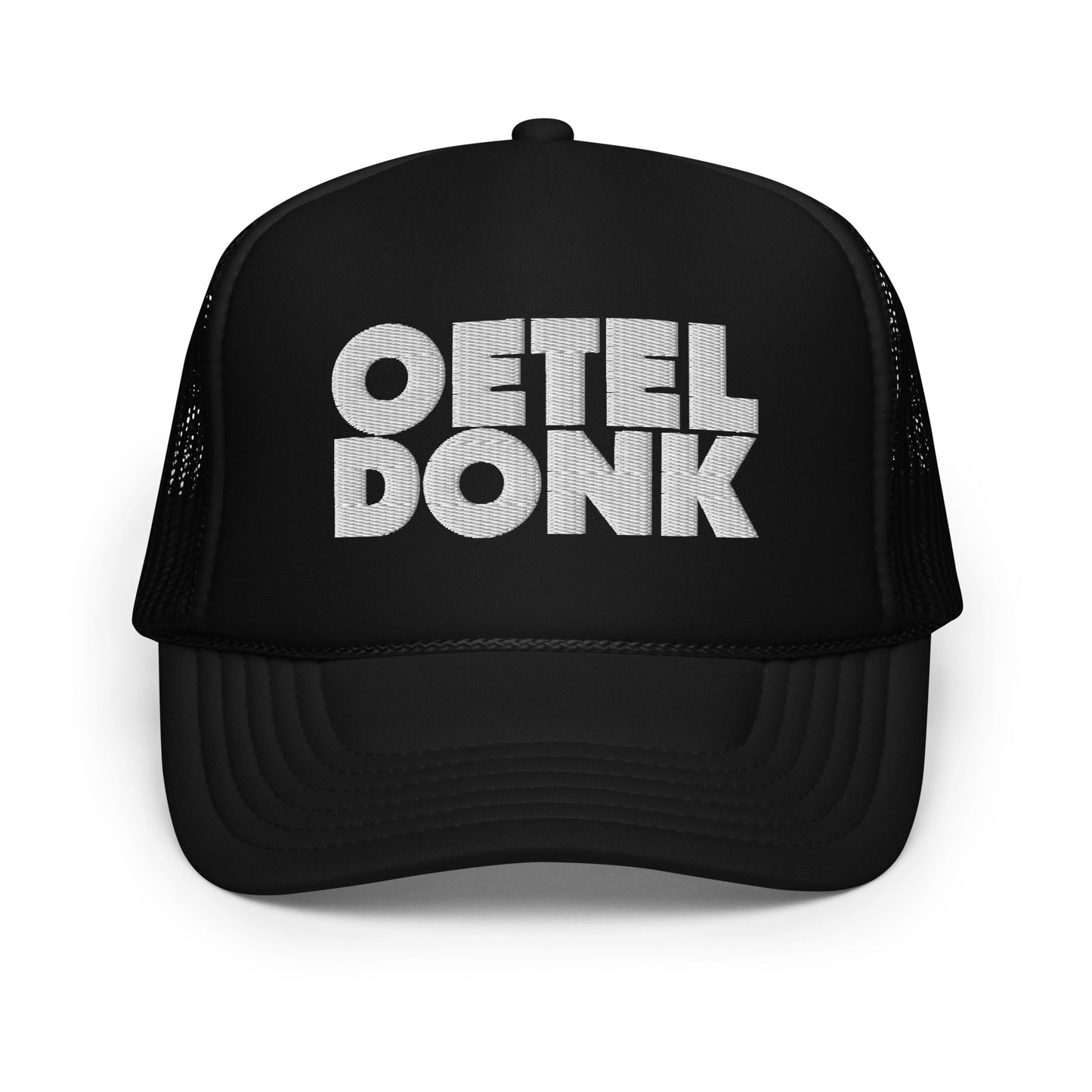 Oeteldonk Trucker pet (Dikke borduring) [Zwart]